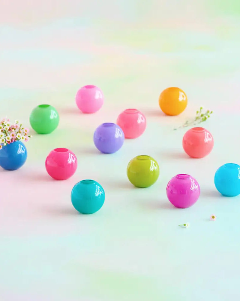 Glitterville Sm Sugar Plum Ball Vase - Vase