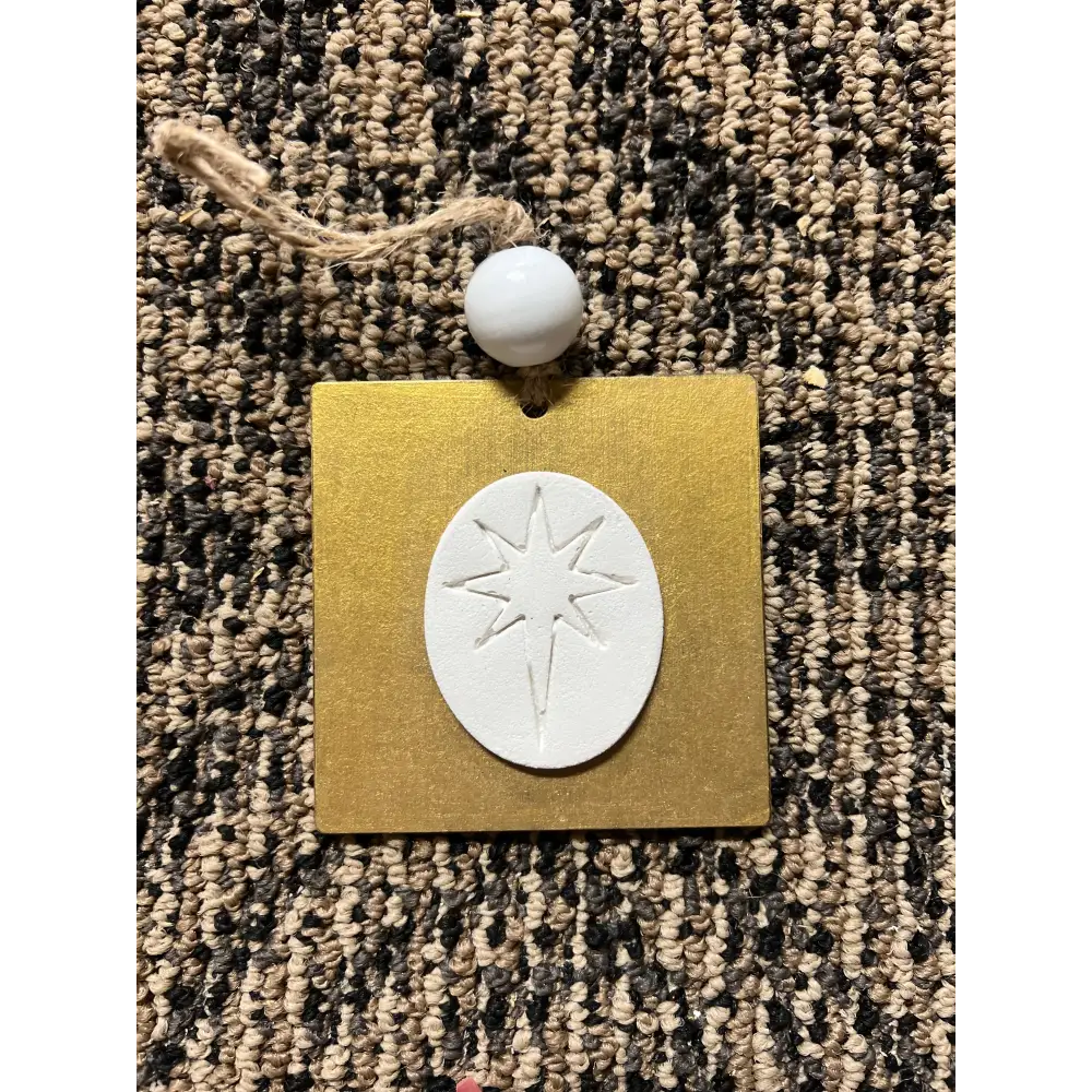 Gold Intaglio Ornament - 1 - Christmas