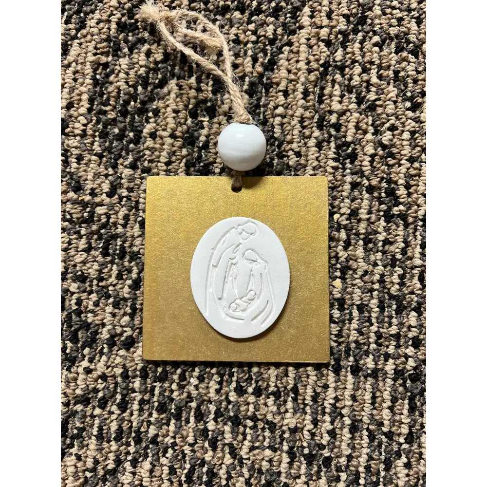 Gold Intaglio Ornament - 3 - Christmas