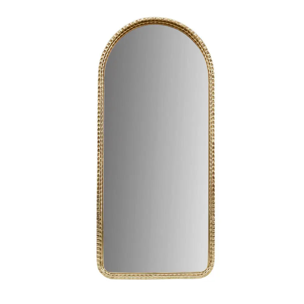 Gold Metal Arched Wall Mirror Home Decor Accents