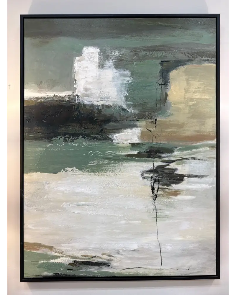 Green Abstract Art - Artwork