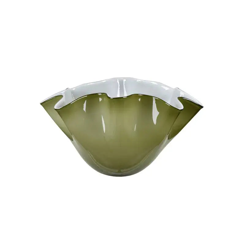 Green Wave Decorative Bowl - Bowl