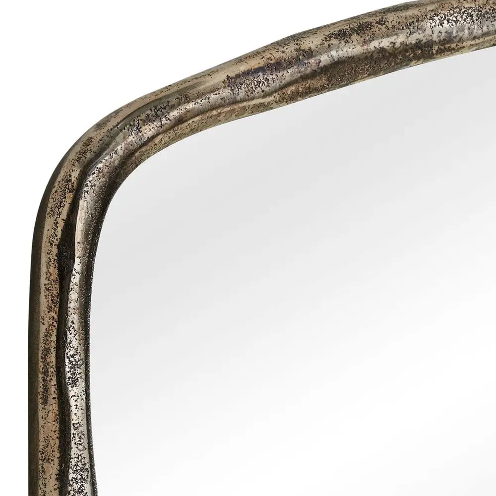 Hammered Arch Mirror - vanity mirror
