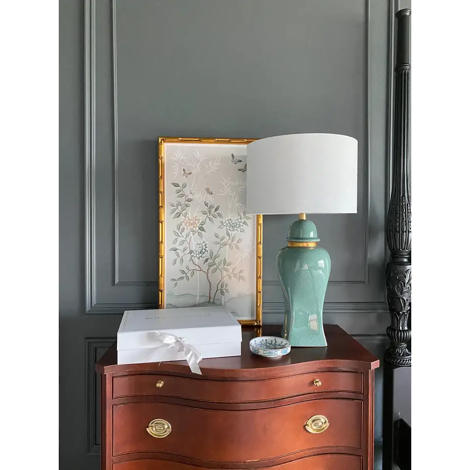 Jade Table Lamp - Table Lamp