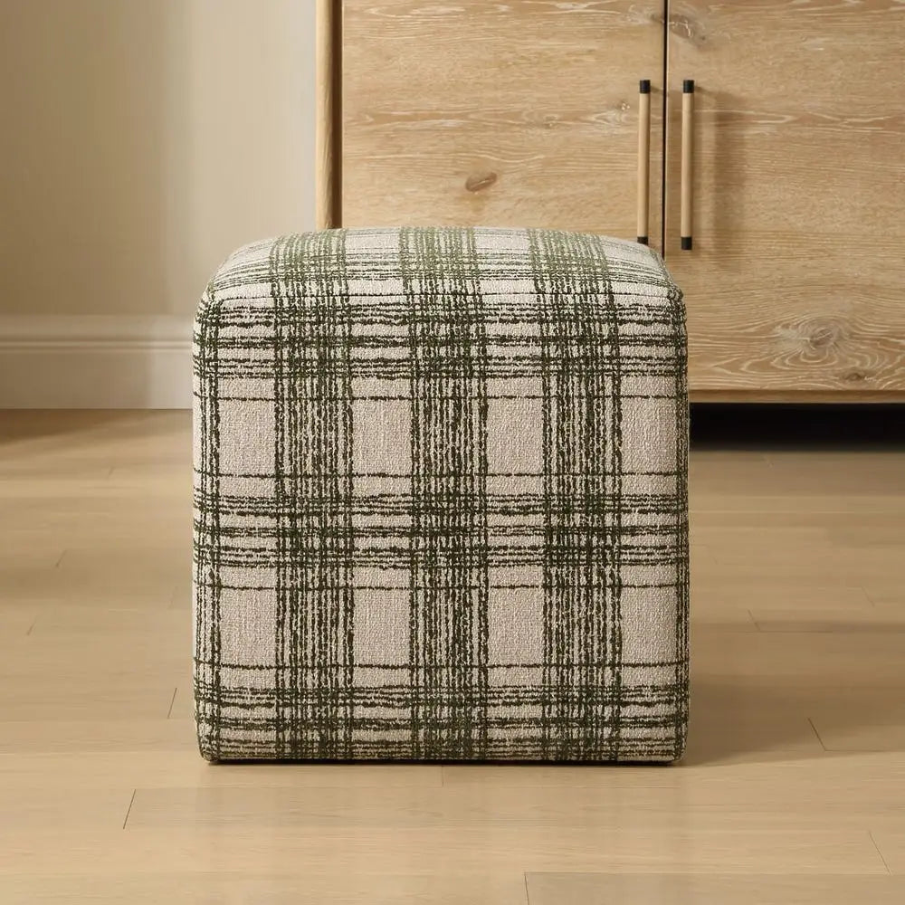 Joie Ottoman Ireland Plaid - Ottoman