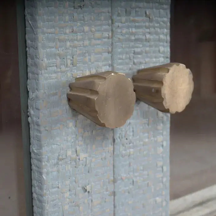 Kagu 2 Doors Sideboard w/ Raffia - Sideboard