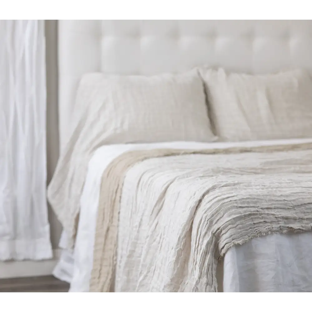 Kent Bedspread White-Natural - Twin - Bedding