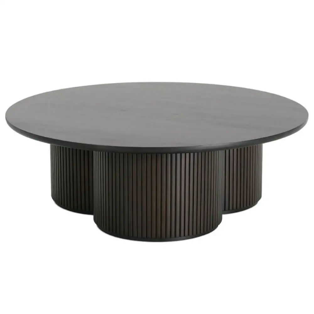 Kindred Round Cocktail Table - Godiva - Coffee Table