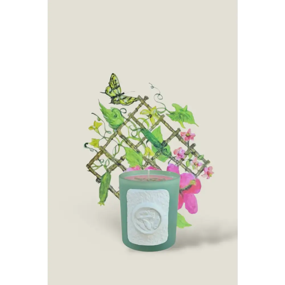 Lanai Cucumber Intaglio Candle - Candle