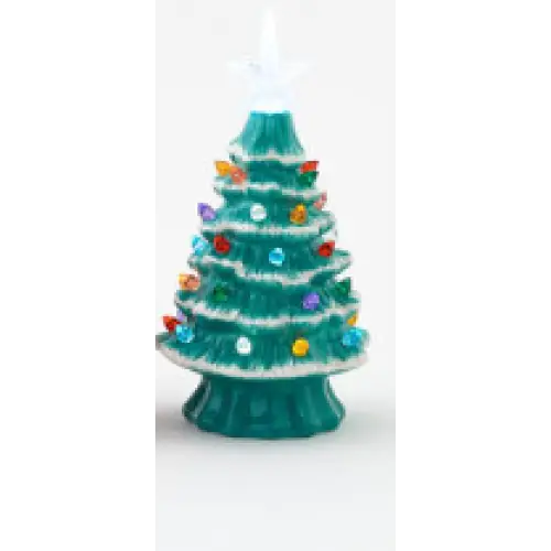 Lighted Christmas Tree w’Timer Blue / Small Christmas Decor