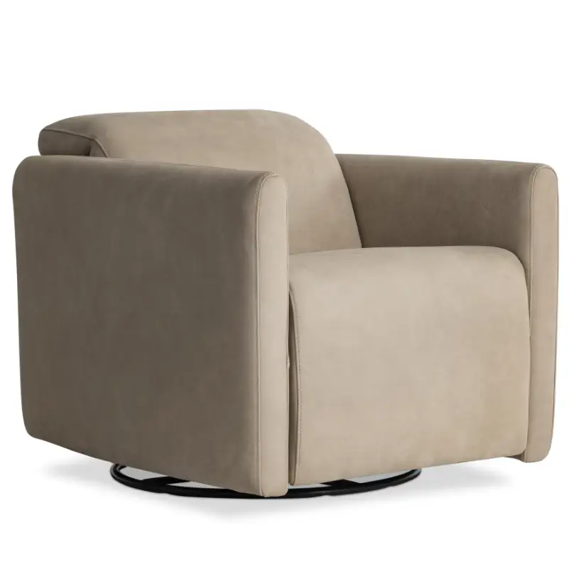Livvy Leather Power Motion Swivel Chair - Recliner
