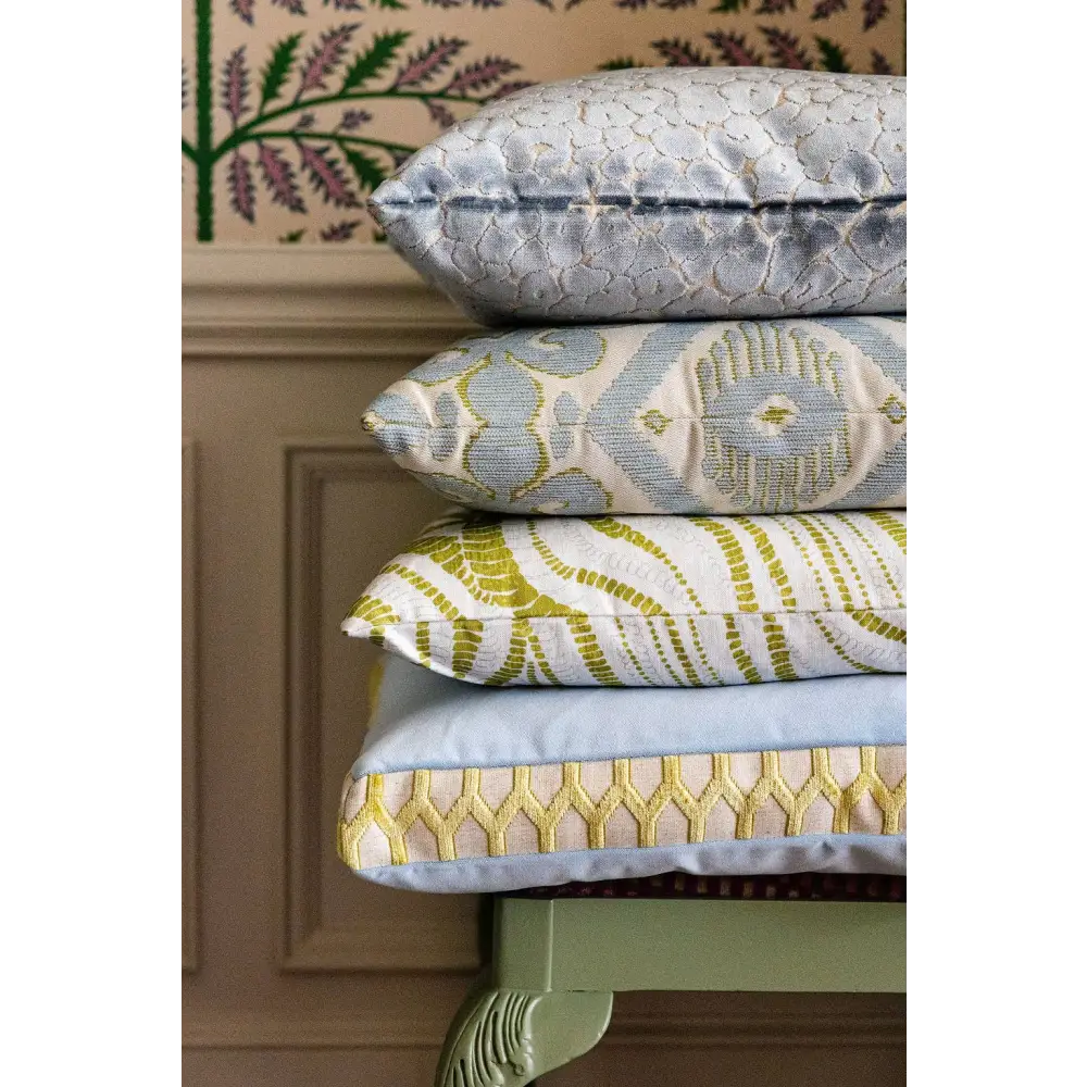 Margot - Celery/Chambray / 22x22’’