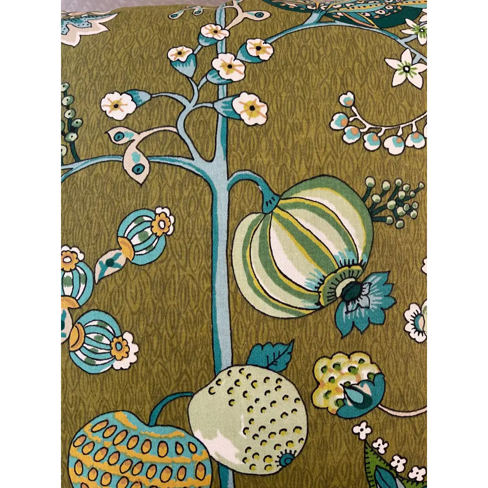 Maureen Floral Throw Pillow with Feather Insert