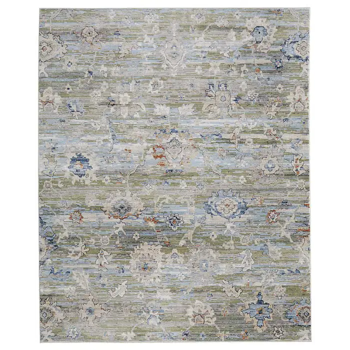 Melrose Green/Ivory Area Rug - Area Rugs
