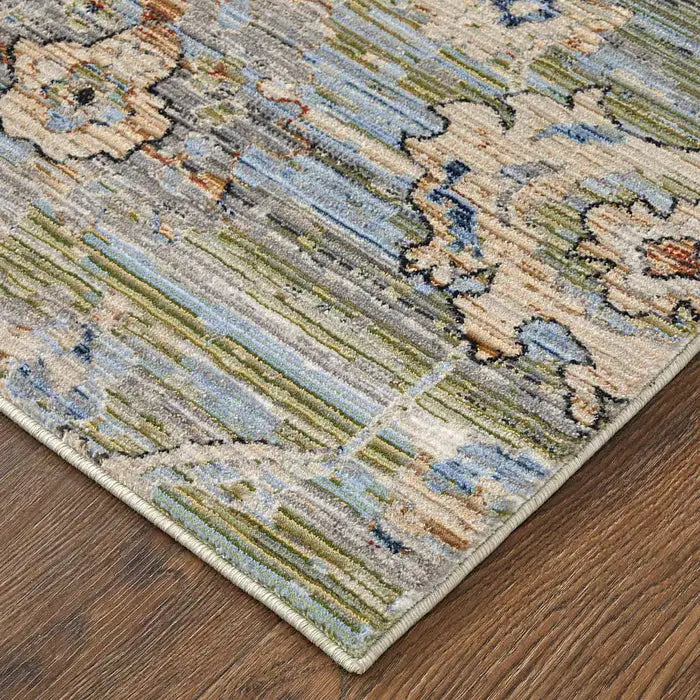 Melrose Green/Ivory Area Rug - Area Rugs