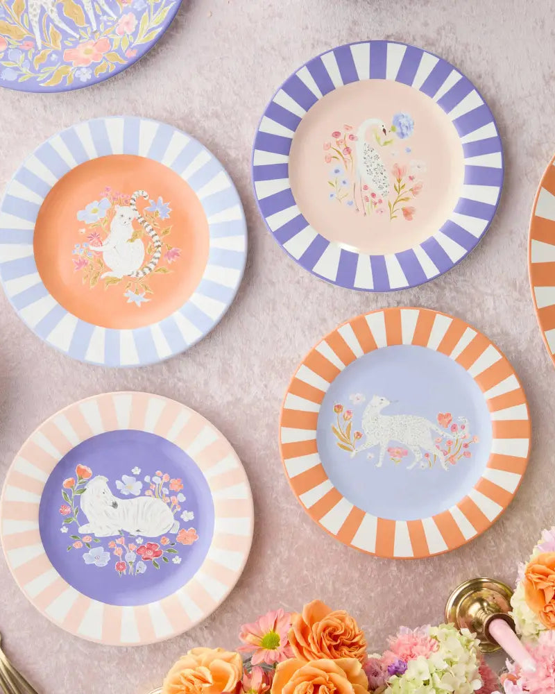 Menagerie Set of 4 Dinner Plate 11’’ 4 asst