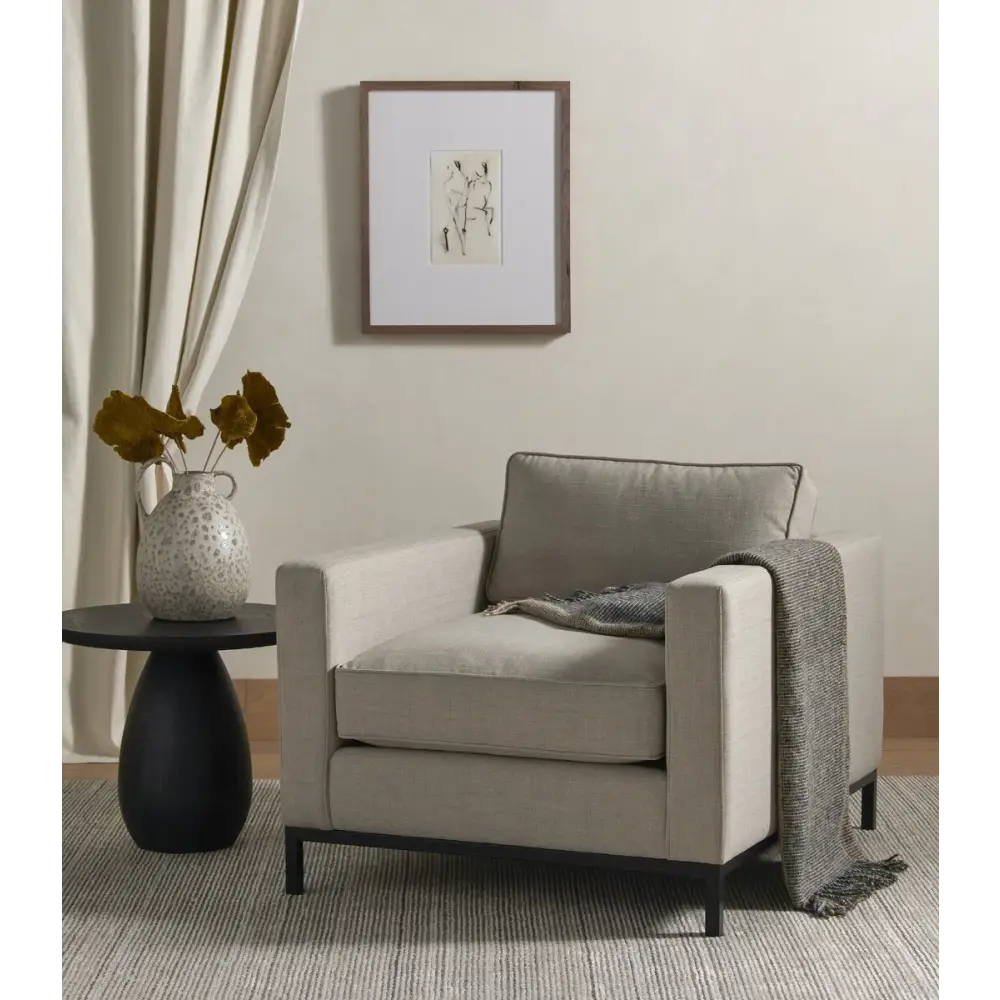 Merla Wood End Table - Accent Table