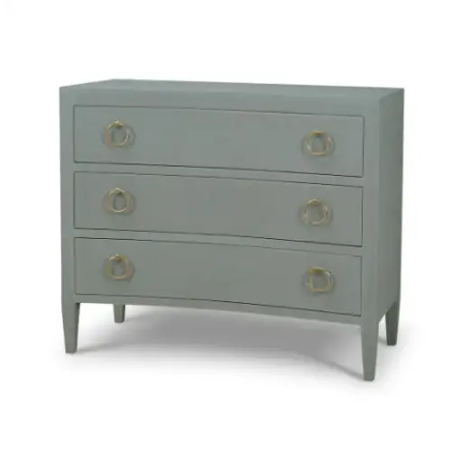 Mornington Linen Wrapped 3 Drawer Dresser - Dresser