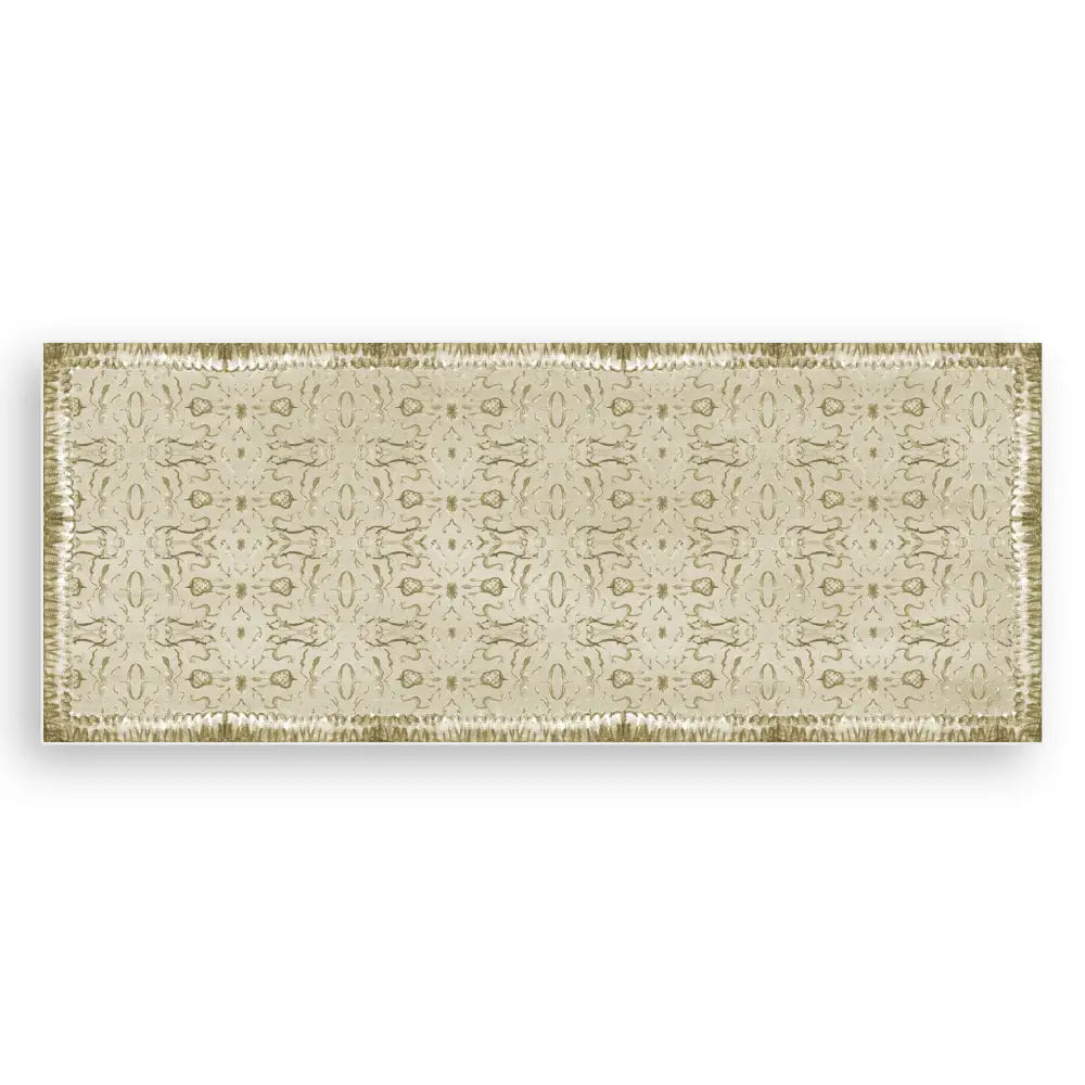 Natural Chinoiserie Vinyl Floor Mat - Large