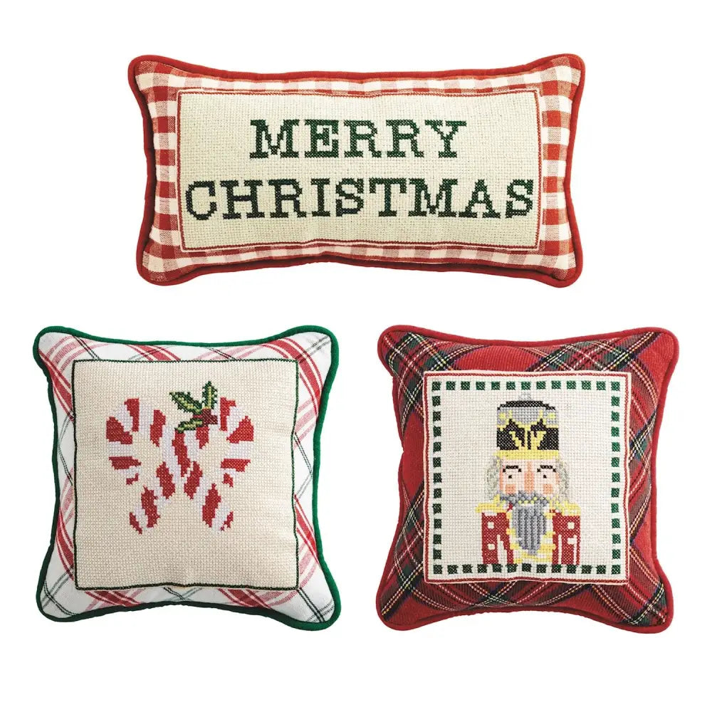 Needlepoint Christmas Pillows - Christmas Pillow