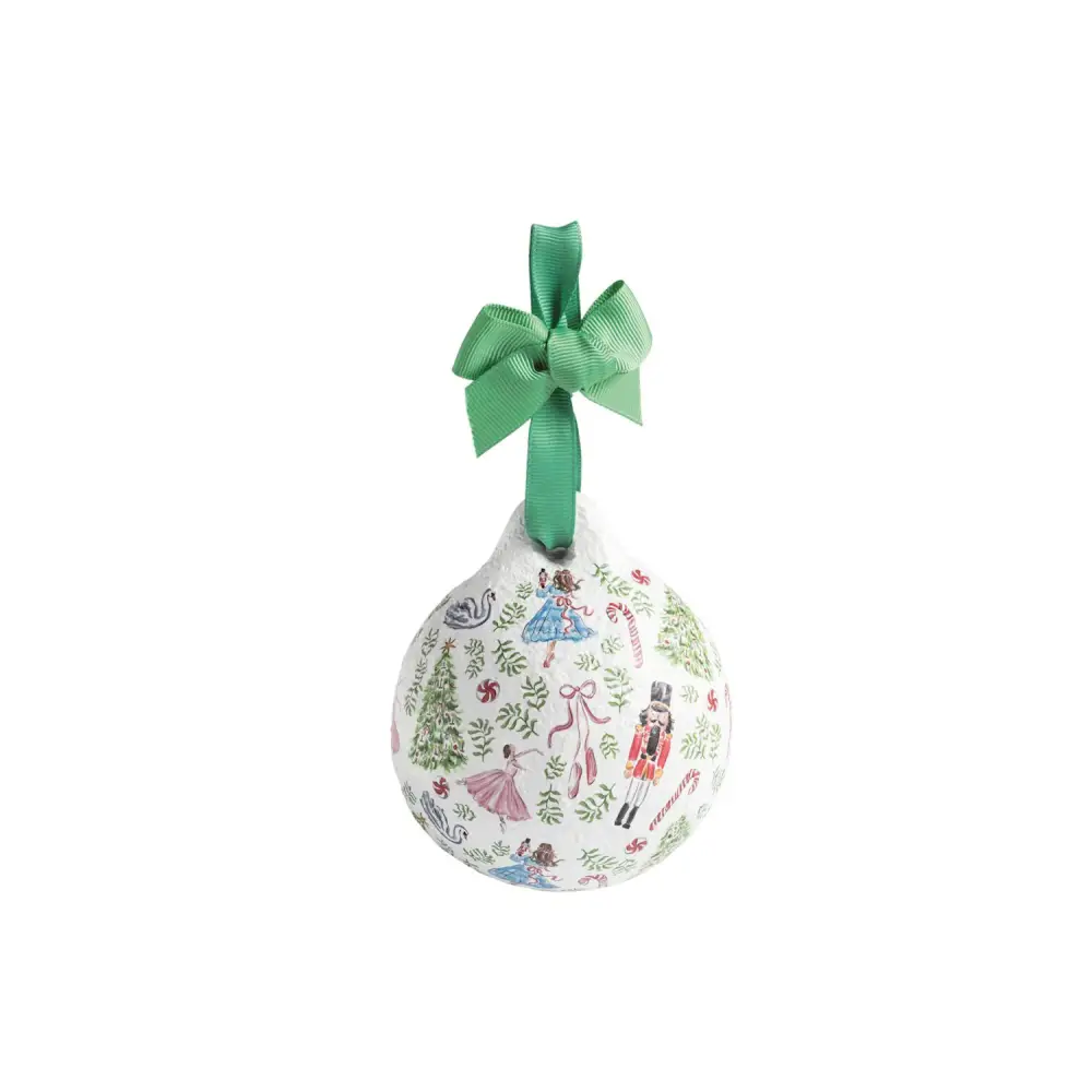 Nutcracker Paper-Mache Ornament - Tossed Pattern