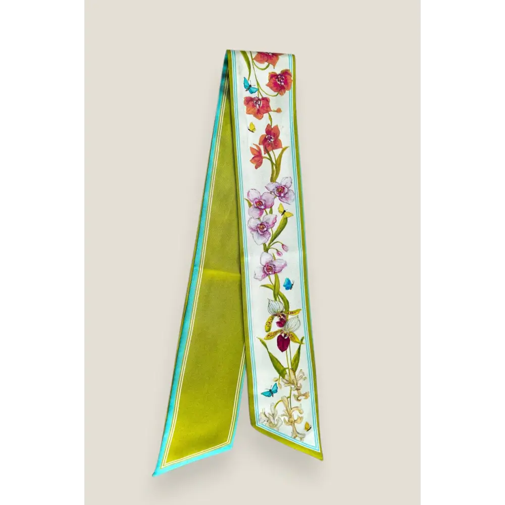 Orchidelirium Silk Twilly - Twilly