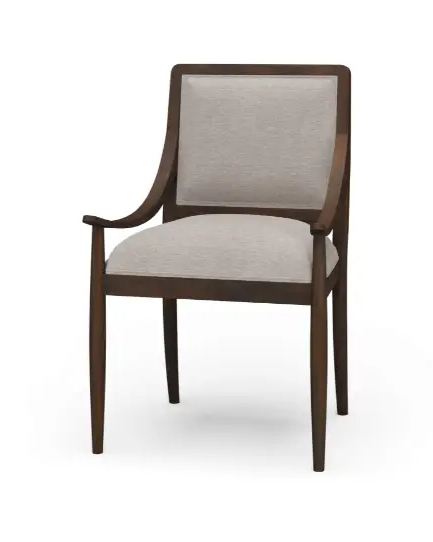 Oslo Dining Chair w/ Upholstered Back - Dining Chair