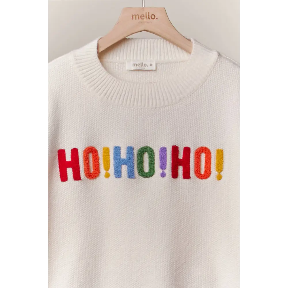 OVERSIZE Christmas Sweater with Lettering