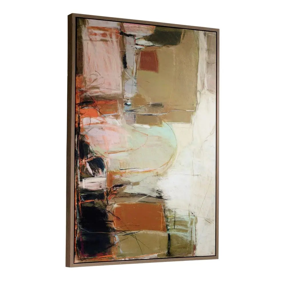 Palace Colorful Painted Canvas - Artwork