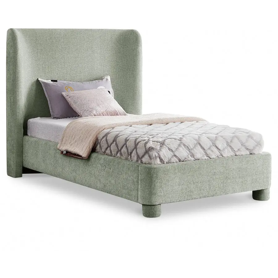 Penny Mint Twin Bed - Twin Bed