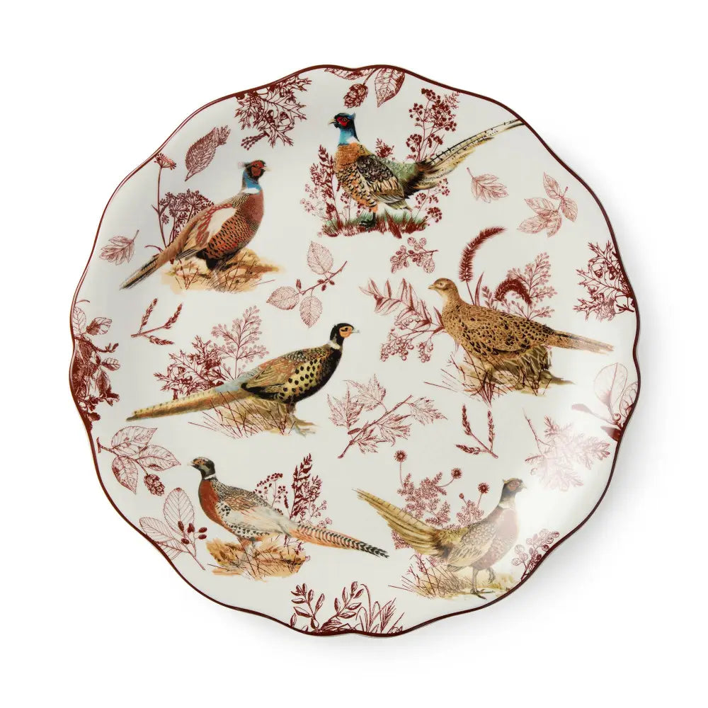 Pheasant Grove Round Platter 13’’