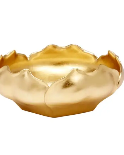 Pierce Decorative Bowl - Gold - Bowl