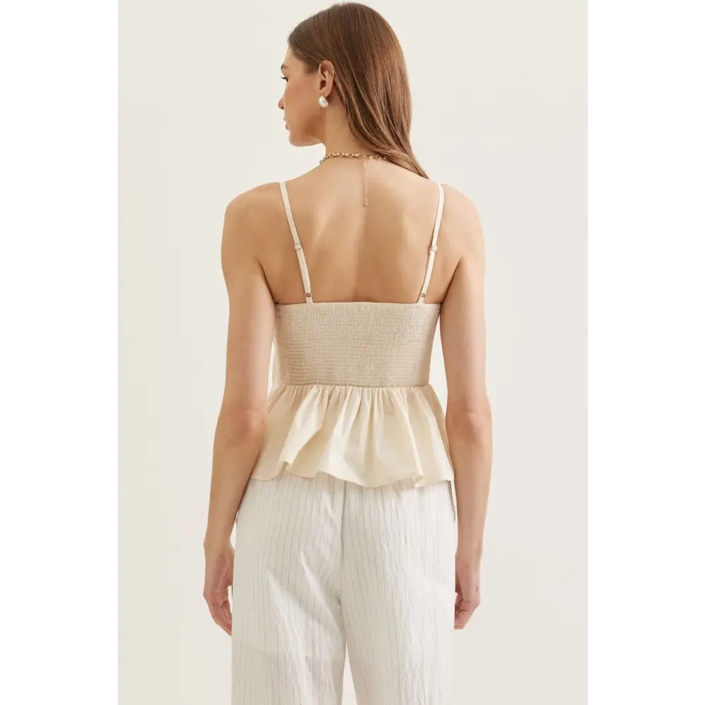 Pleated Cami Top - Blouse