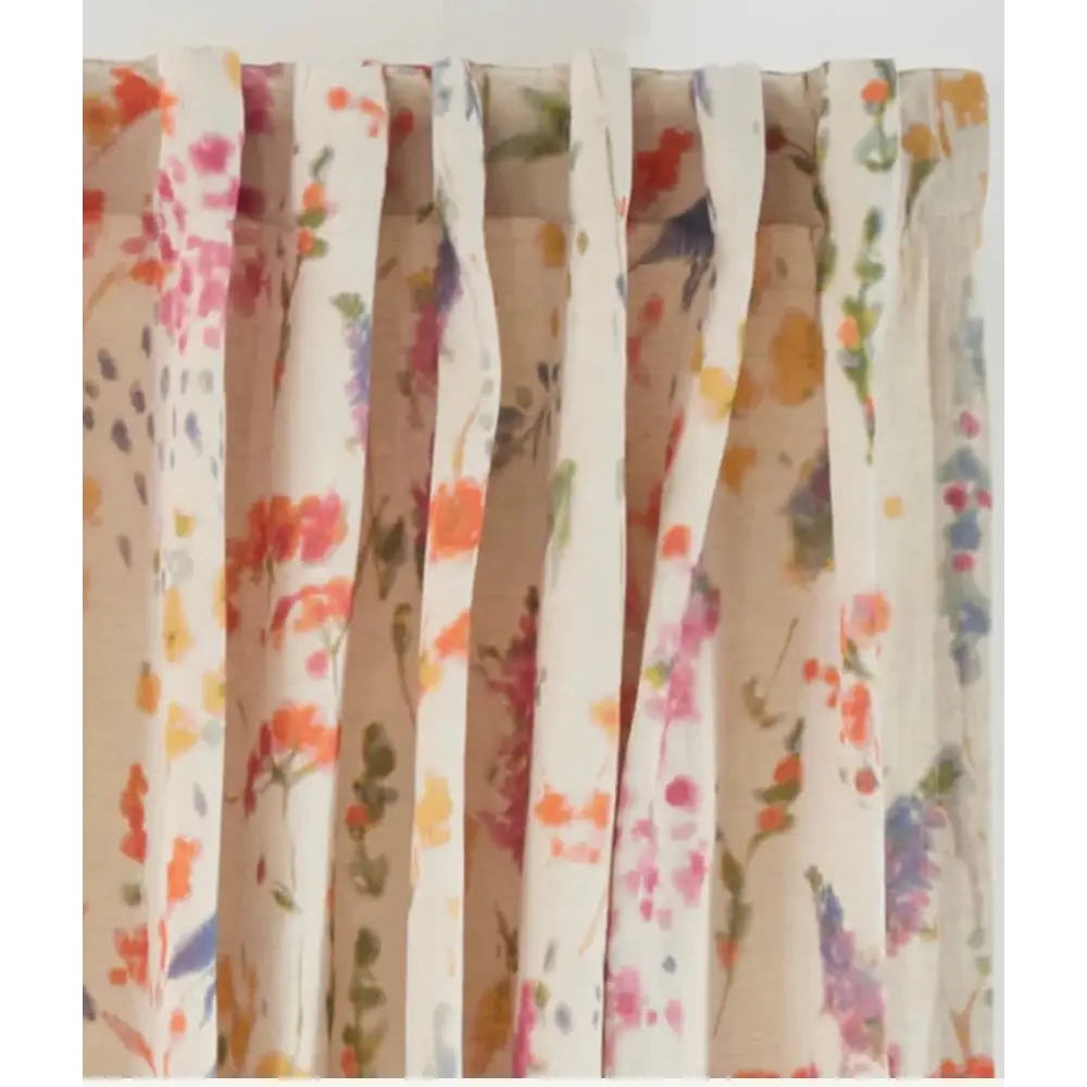 Pressed Flowers 108” Curtains - Curtains