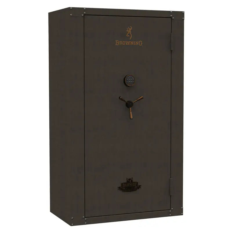 Rawhide 49 Tall - Electronic Lock - Raw Metal - Gun Safe