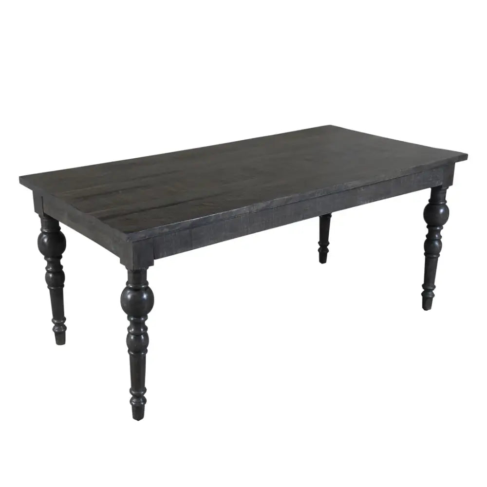 RECTANGLE DINING TABLE - Brown Wash - DINING TABLE