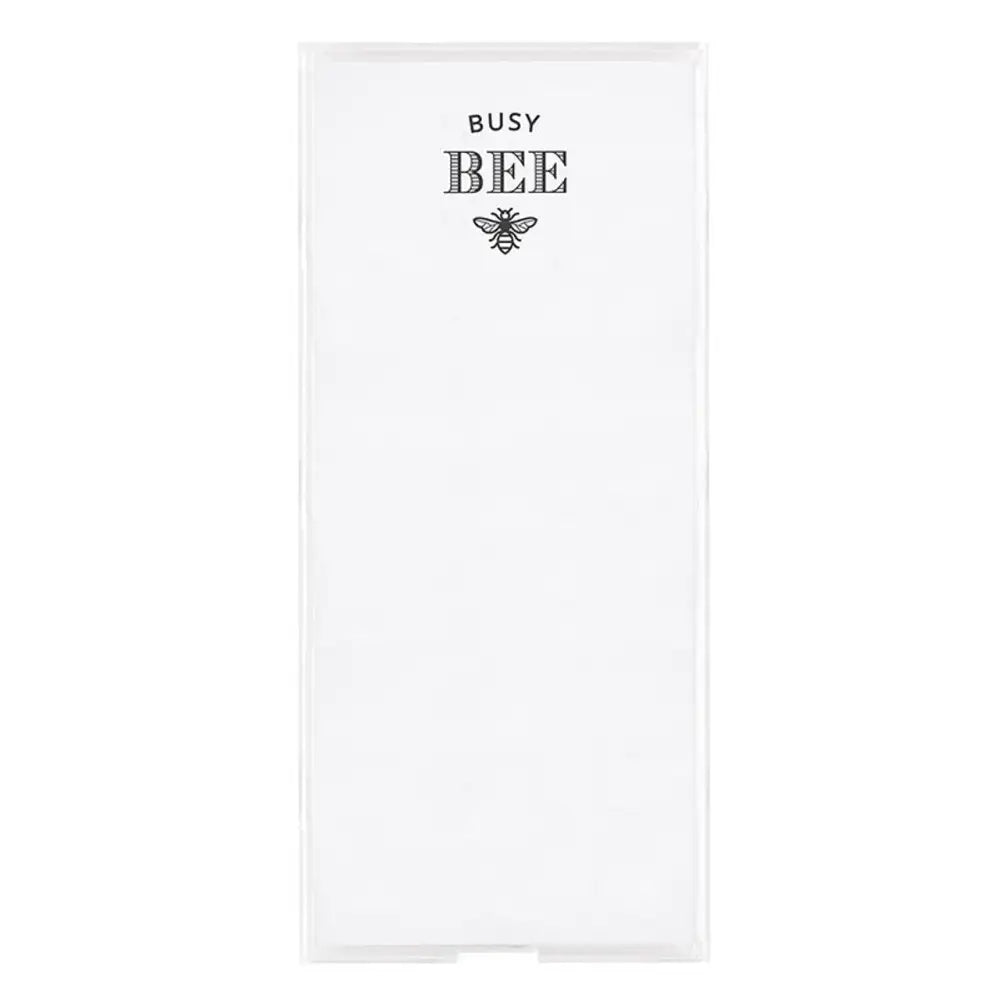 Rectangle Notepaper with Acrylic Tray Busy Bee Gifts