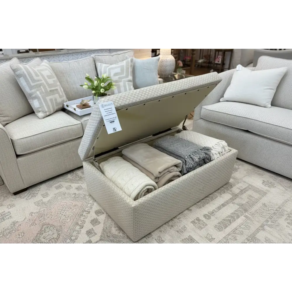 Remy Rectangle Storage Ottoman - Ottoman