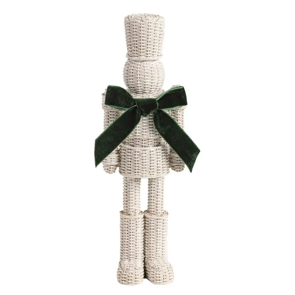 Resin Wicker Nutcracker - Small - Nutcracker