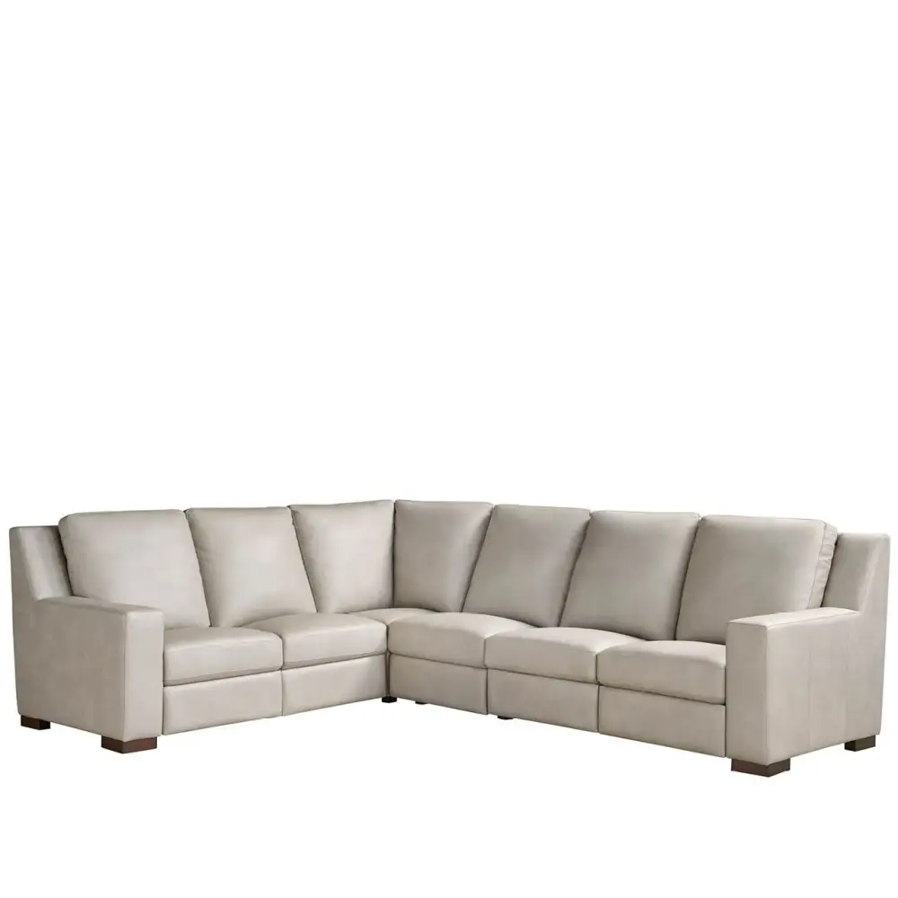 Rhodes Leather Reclining Sectional - Reclining Sectional