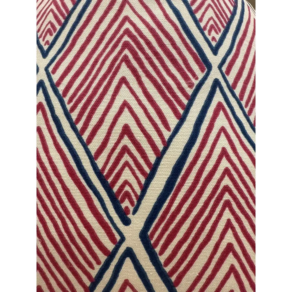 Rhombi Forms Fuschia Pillow - Throw Pillow