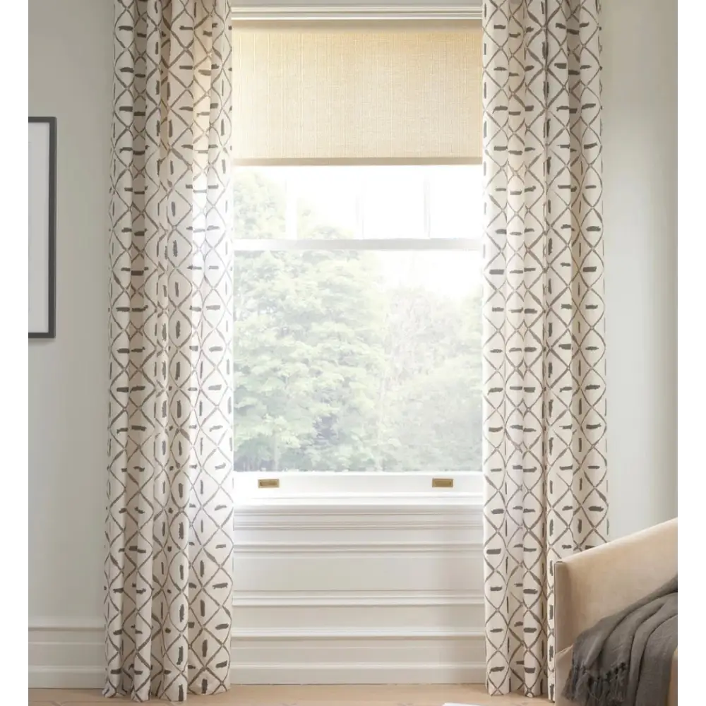 Ridge Cordless Roman Shade Natural - Roman Shade
