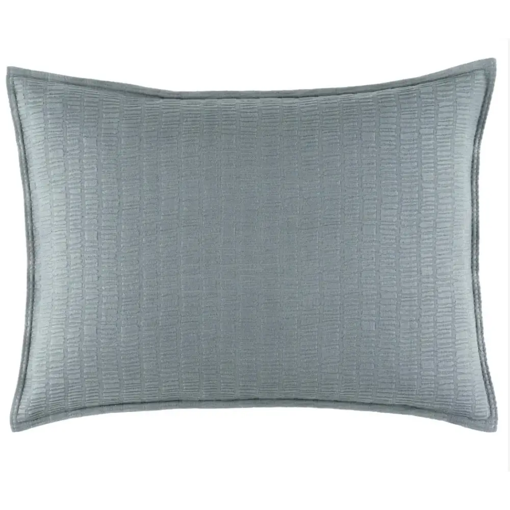 Roark Matelasse Sham Pewter Blue - Bedding