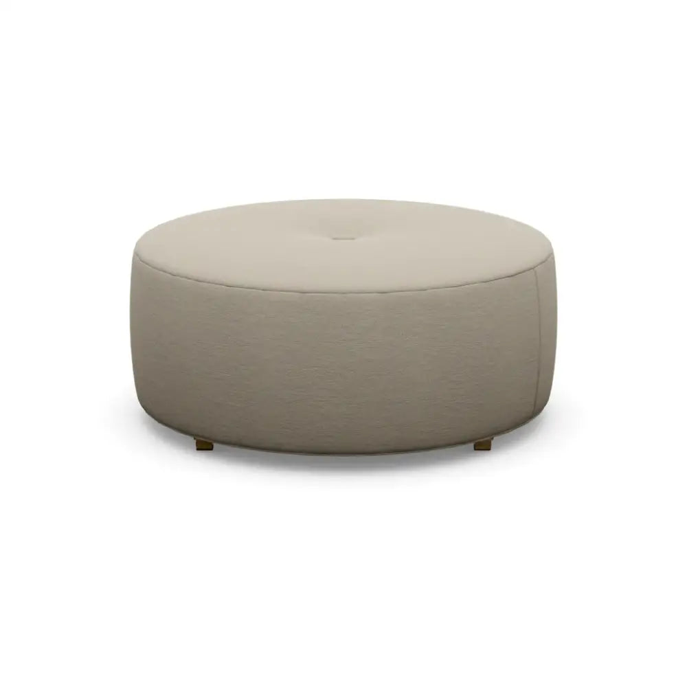 Round Pouf Ottoman - Ottoman