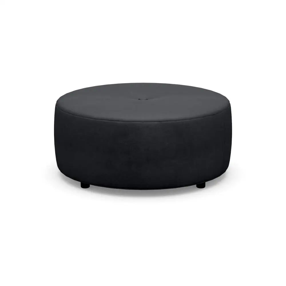 Round Pouf Ottoman - Ottoman