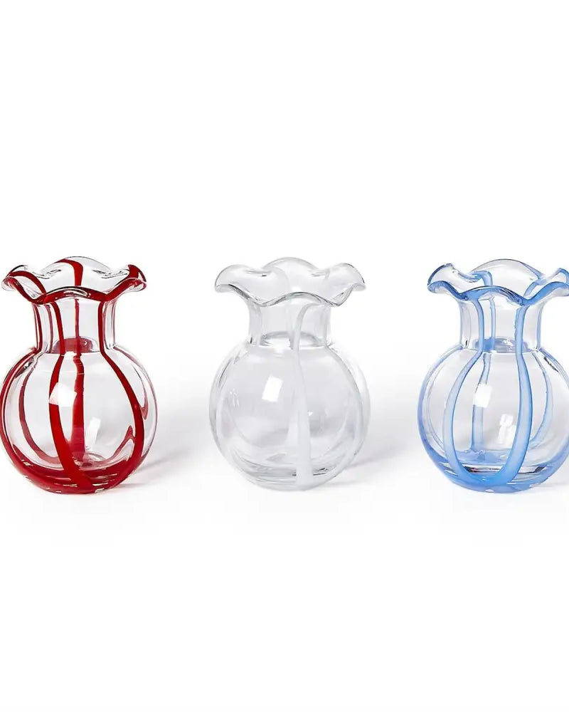 Ruffled Ribbon Vase - Vase