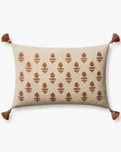 Rust Addison Lumbar Pillow - Lumbar Pillow