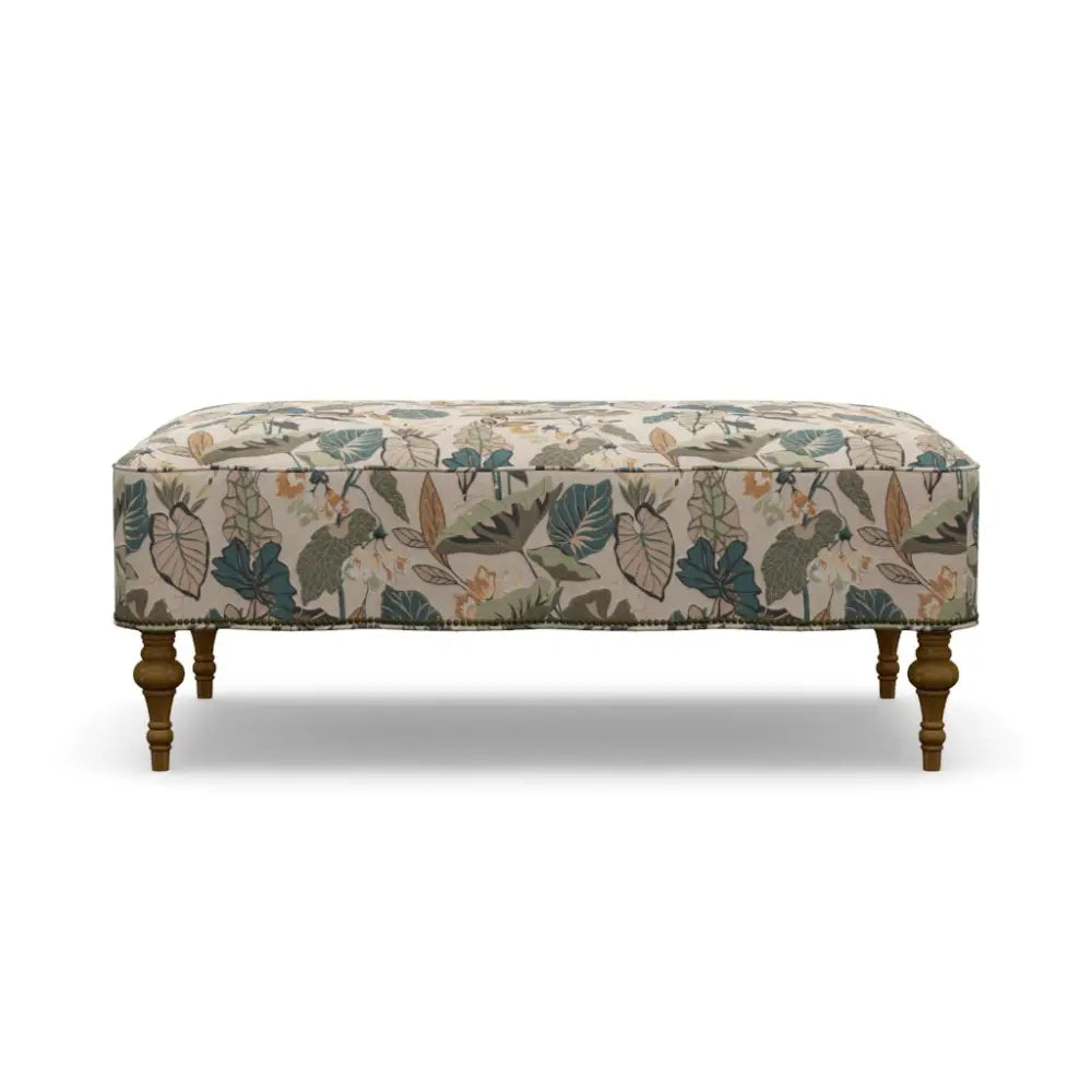 Scallop Ottoman - Ottoman