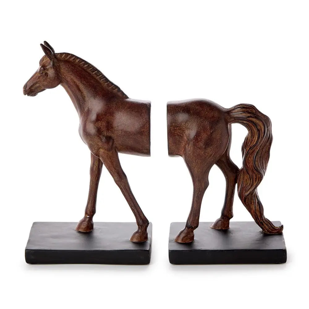 Set of 2 Horse Bookends - Bookends