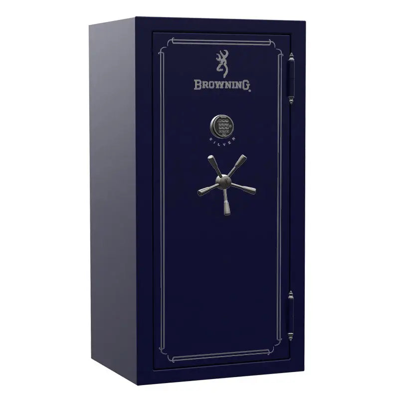 Silver Series 33 - Electronic Lock - Sapphire Blue Gloss - Gun Safe